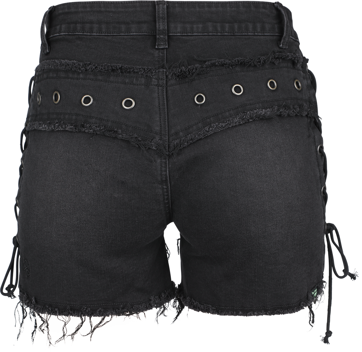 Short  de Rock Rebel by EMP - EMP Street Crafted Design Collection - Shorts - 27 à 34 - pour Femme - noir - Rock Rebel by EMP - View 2