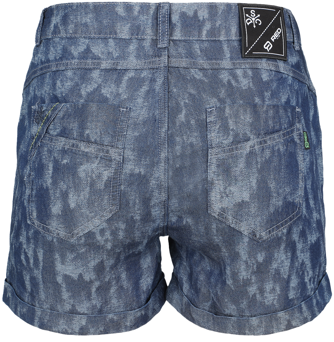 Short  de RED by EMP - EMP Street Crafted Design Collection - Shorts - 27 à 34 - pour Femme - bleu - RED by EMP - View 2