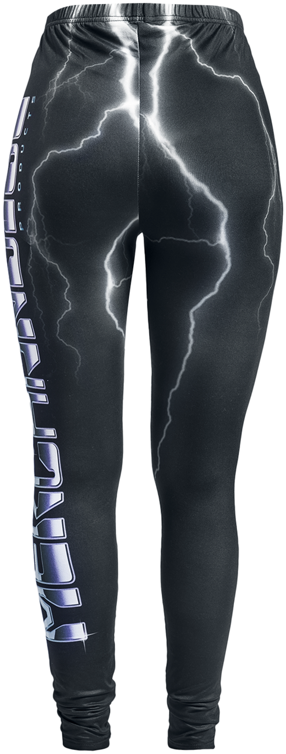 Legging  de Collection EMP Stage - Leggings avec imprimé éclairs - S à M - pour Femme - noir - Collection EMP Stage - View 2