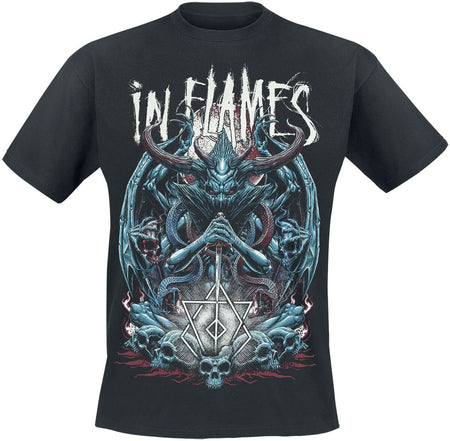 T-Shirt Manches courtes  de In Flames - Kali - S à 3XL - pour Homme - noir - In Flames