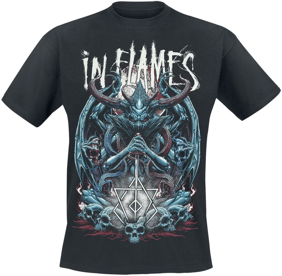 T-Shirt Manches courtes  de In Flames - Kali - S à 3XL - pour Homme - noir - In Flames