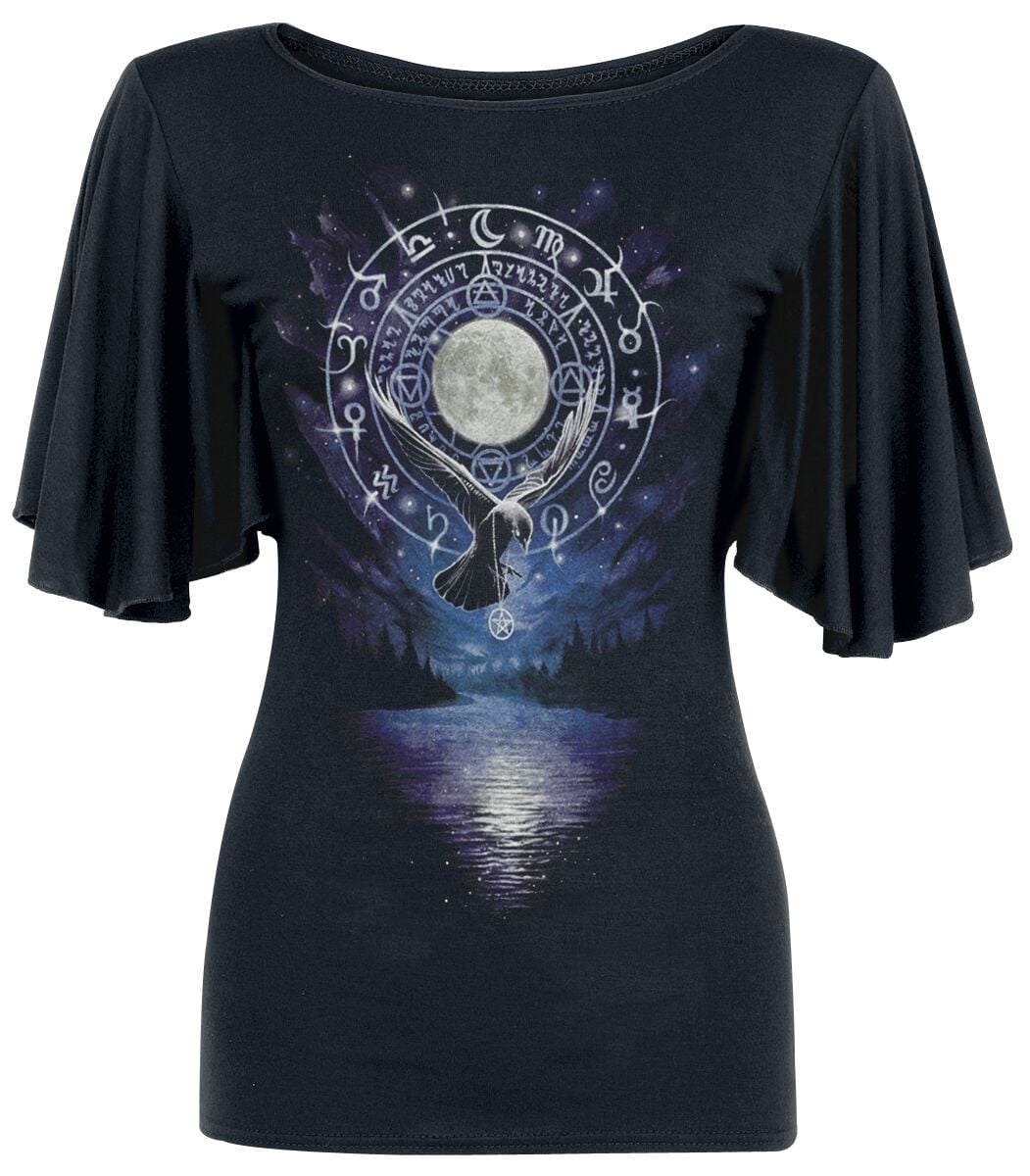 T-Shirt Manches courtes Gothic de Spiral - Witchcraft - S à 4XL - pour Femme - noir - Spiral