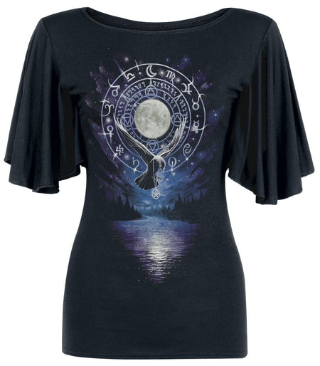 T-Shirt Manches courtes Gothic de Spiral - Witchcraft - S à 4XL - pour Femme - noir - Spiral