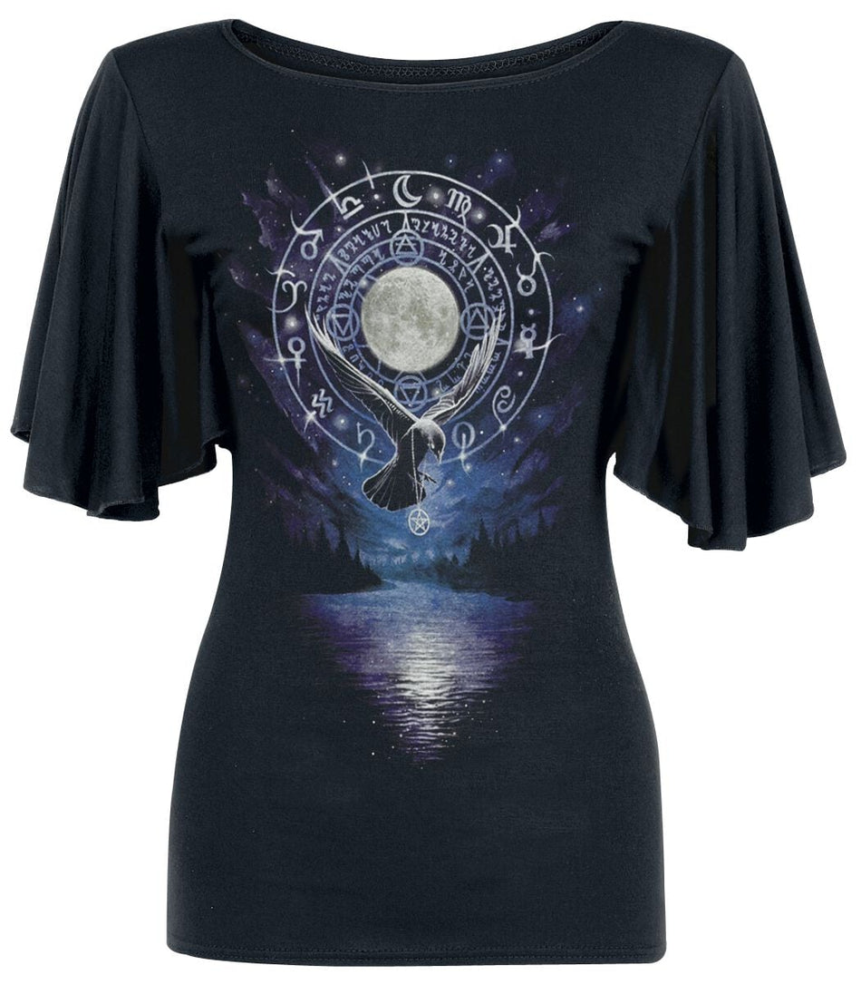 T-Shirt Manches courtes Gothic de Spiral - Witchcraft - S à 4XL - pour Femme - noir - Spiral