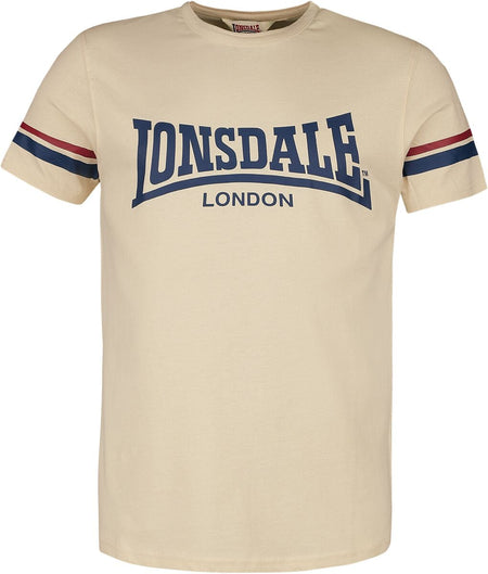 T-Shirt Manches courtes  de Lonsdale London - CREICH - S à XXL - pour Homme - sable - Lonsdale London