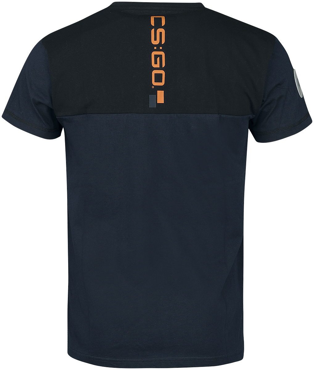 T-Shirt Manches courtes Gaming de Counter-Strike - Global Offensive - CS:GO - S à XL - pour Homme - bleu - Counter-Strike - View 2