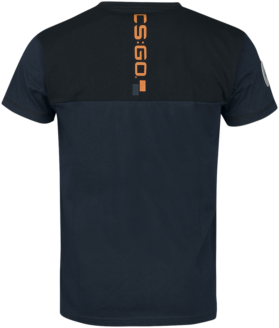 T-Shirt Manches courtes Gaming de Counter-Strike - Global Offensive - CS:GO - S à XL - pour Homme - bleu - Counter-Strike - View 2