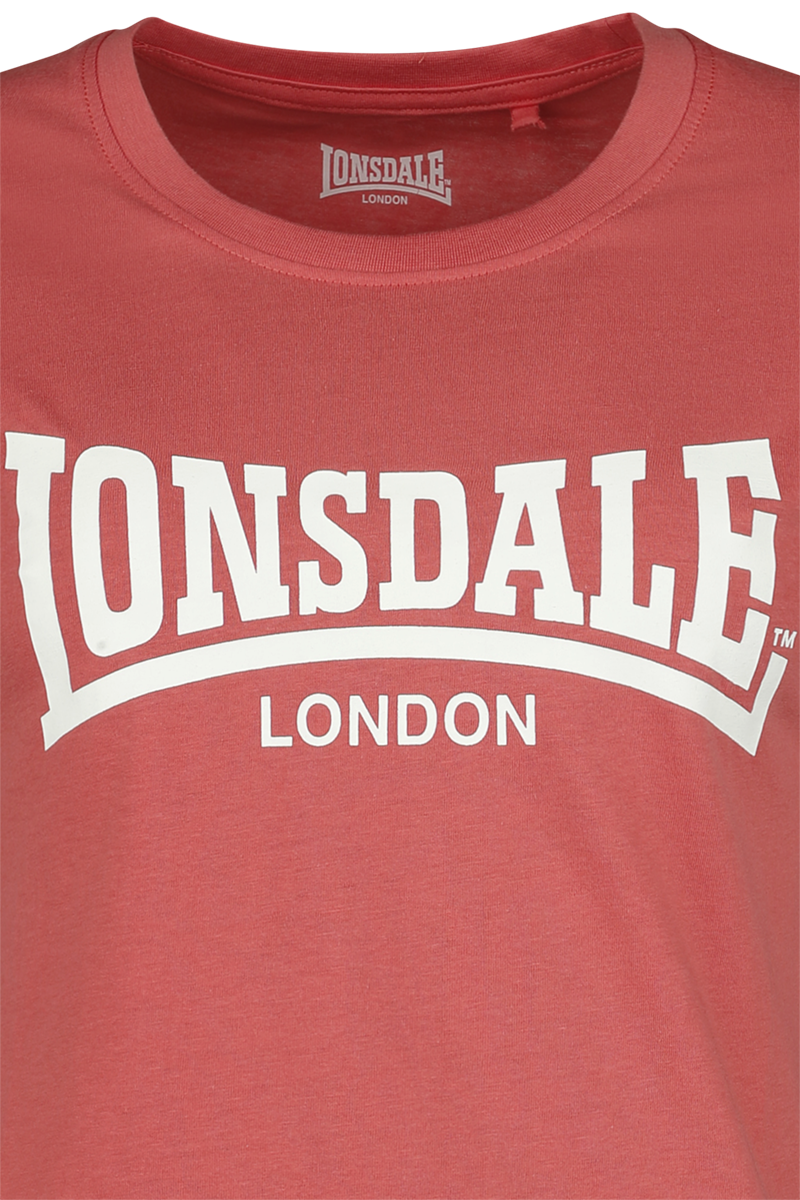 T-Shirt Manches courtes  de Lonsdale London - CARTMEL - XS à XL - pour Femme - rouge - Lonsdale London - View 2