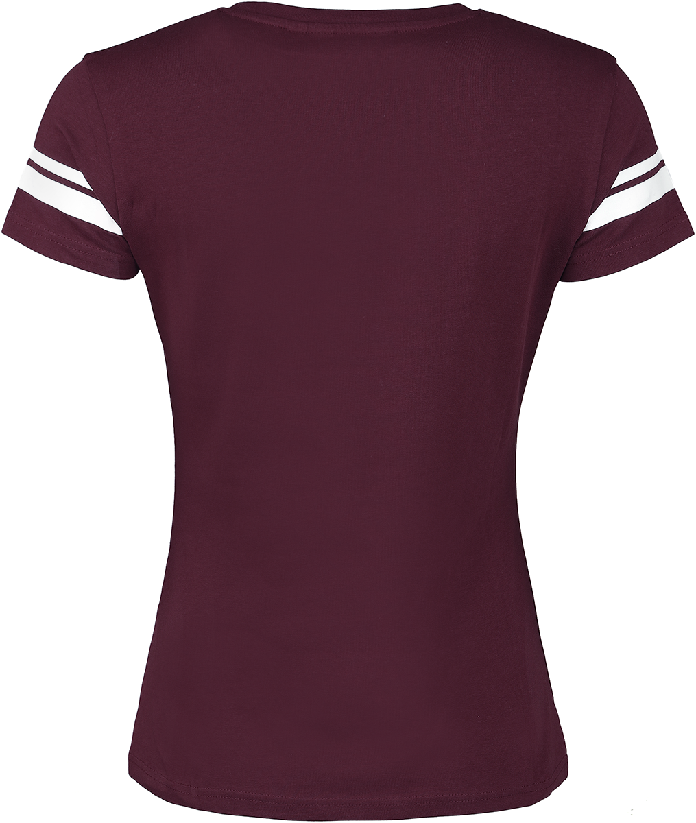 T-Shirt Manches courtes  de Lonsdale London - KILLEGRAY - XS à XL - pour Femme - rouge foncé - Lonsdale London - View 2