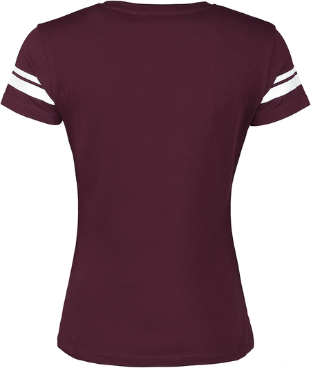 T-Shirt Manches courtes  de Lonsdale London - KILLEGRAY - XS à XL - pour Femme - rouge foncé - Lonsdale London - View 2