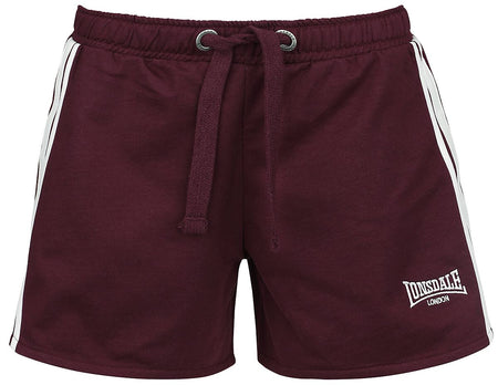 Short  de Lonsdale London - CARLOWAY - XS à XL - pour Femme - rouge foncé - Lonsdale London
