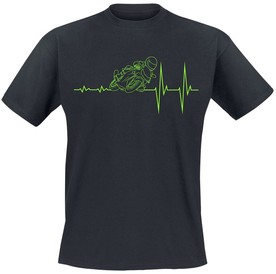 T-Shirt Manches courtes Fun de Slogans - ECG - Moto - S à 4XL - pour Homme - noir - Slogans