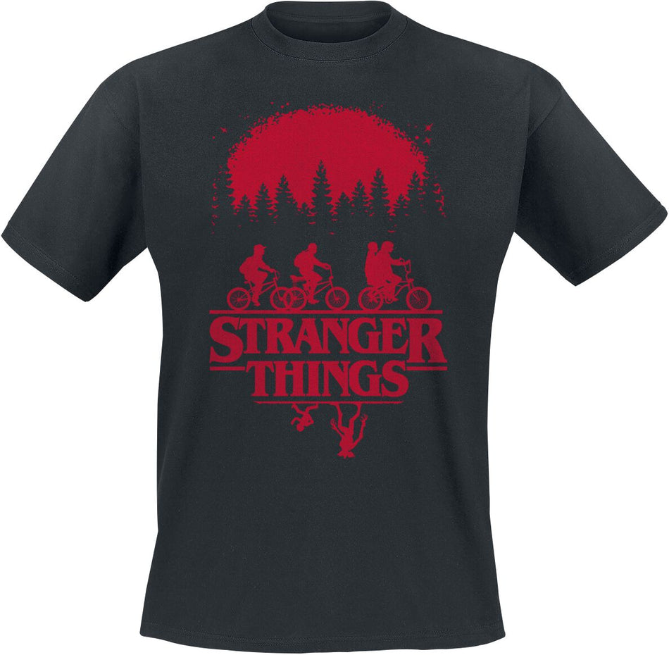 T-Shirt Manches courtes  de Stranger Things - Volume 1 - S à 3XL - pour Homme - noir - Stranger Things