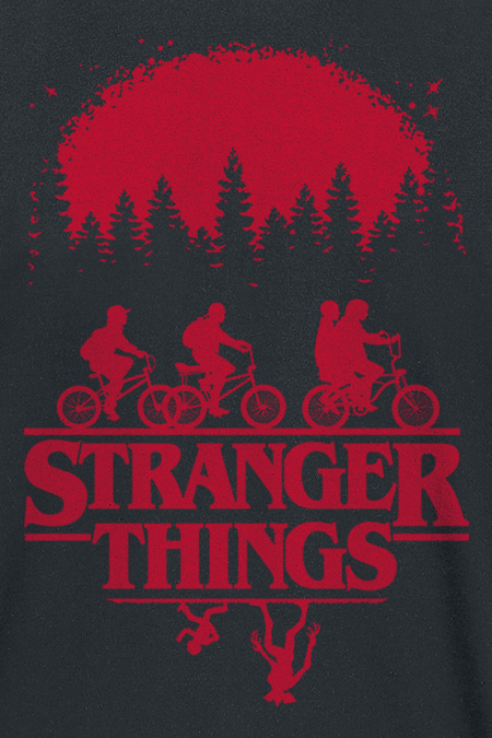 T-Shirt Manches courtes  de Stranger Things - Volume 1 - S à 3XL - pour Homme - noir - Stranger Things - View 2