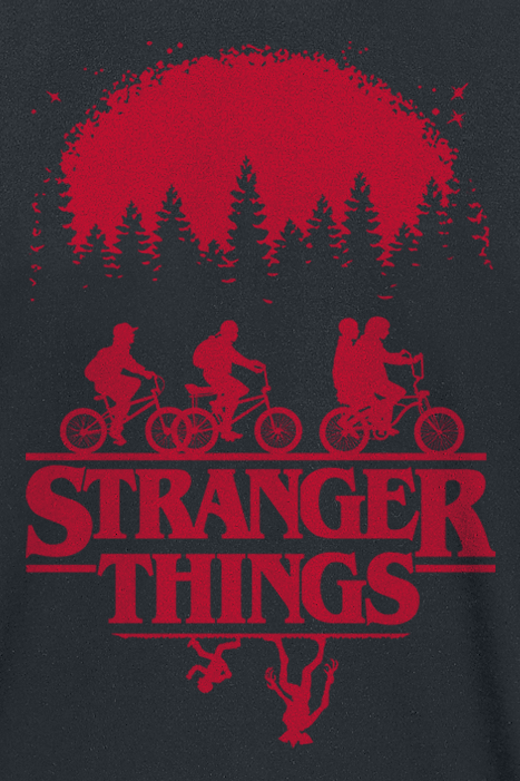 T-Shirt Manches courtes  de Stranger Things - Volume 1 - S à 3XL - pour Homme - noir - Stranger Things - View 2