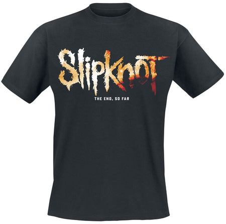 T-Shirt Manches courtes  de Slipknot - The End, So Far Logo - S à 3XL - pour Homme - noir - Slipknot