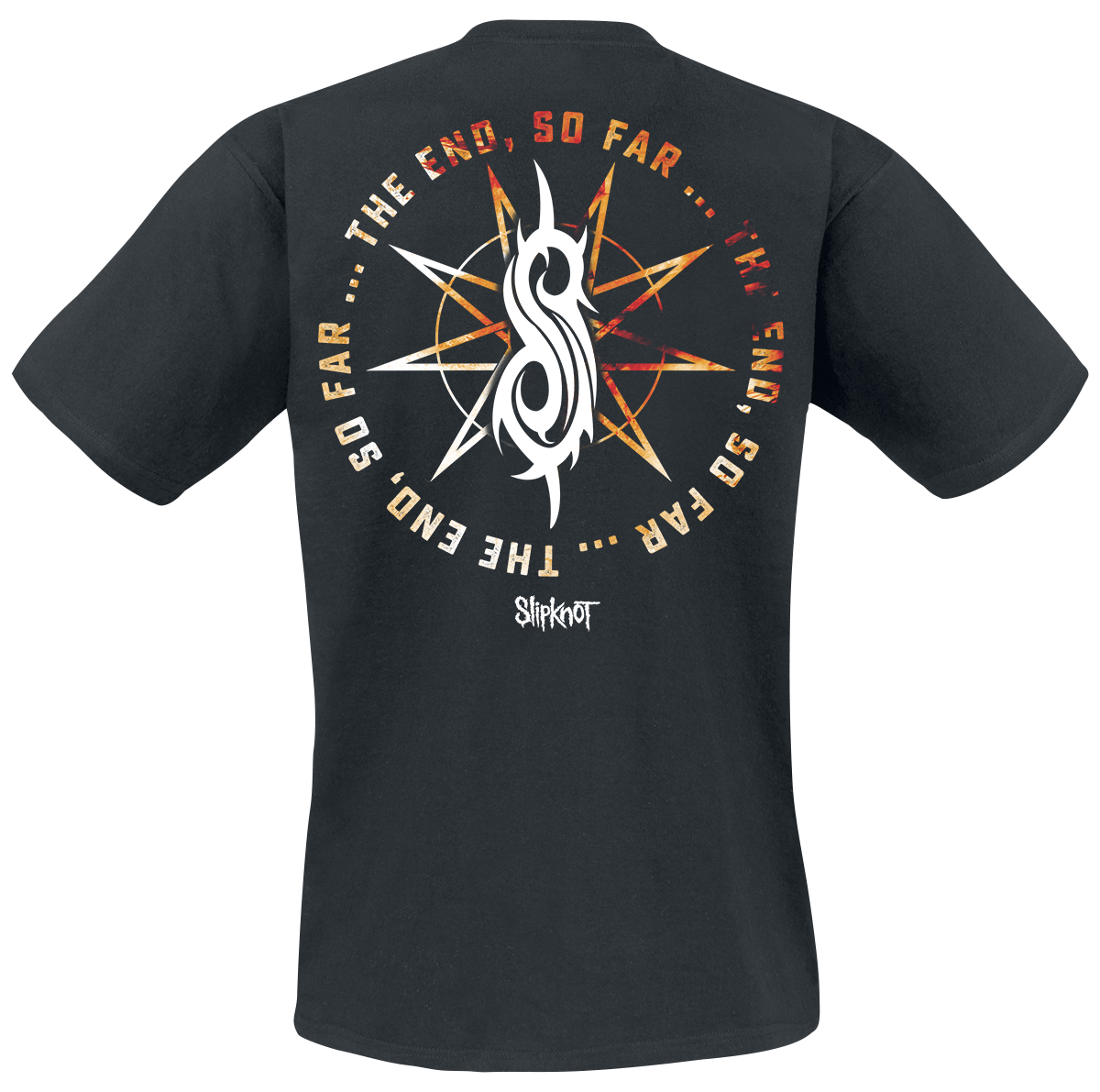 T-Shirt Manches courtes  de Slipknot - The End, So Far Logo - S à 3XL - pour Homme - noir - Slipknot - View 2