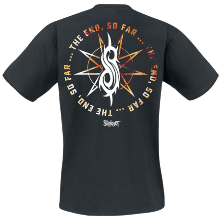 T-Shirt Manches courtes  de Slipknot - The End, So Far Logo - S à 3XL - pour Homme - noir - Slipknot - View 2