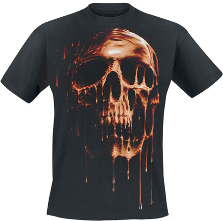 T-Shirt Manches courtes  de Spiral - Dripping Gold - S à L - pour Homme - noir - Spiral