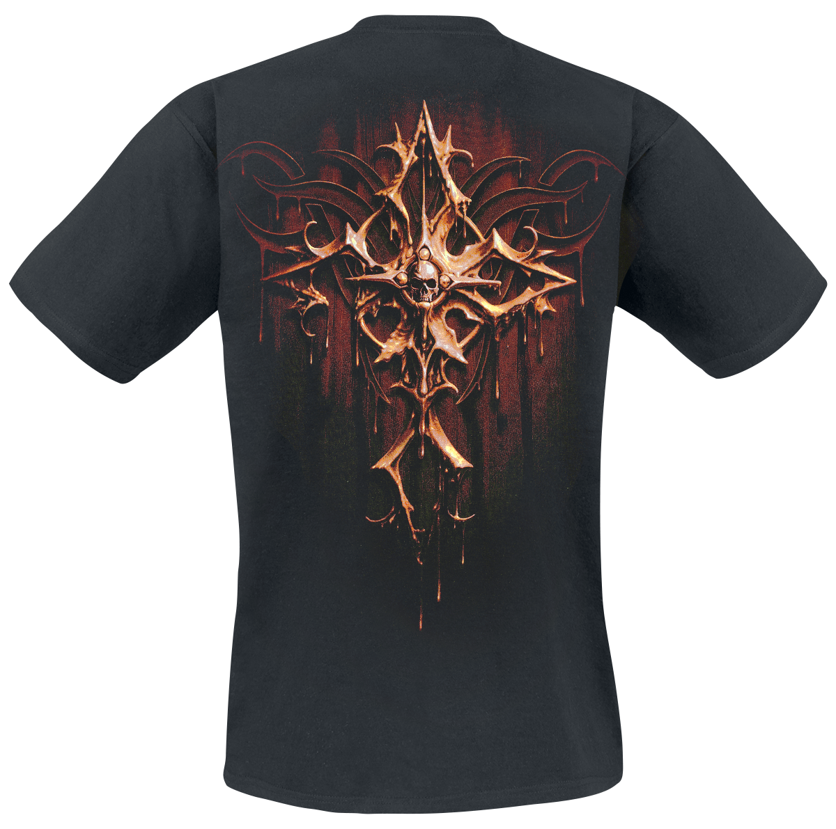 T-Shirt Manches courtes  de Spiral - Dripping Gold - S à 4XL - pour Homme - noir - Spiral - View 2