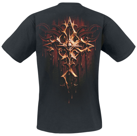 T-Shirt Manches courtes  de Spiral - Dripping Gold - S à 4XL - pour Homme - noir - Spiral - View 2