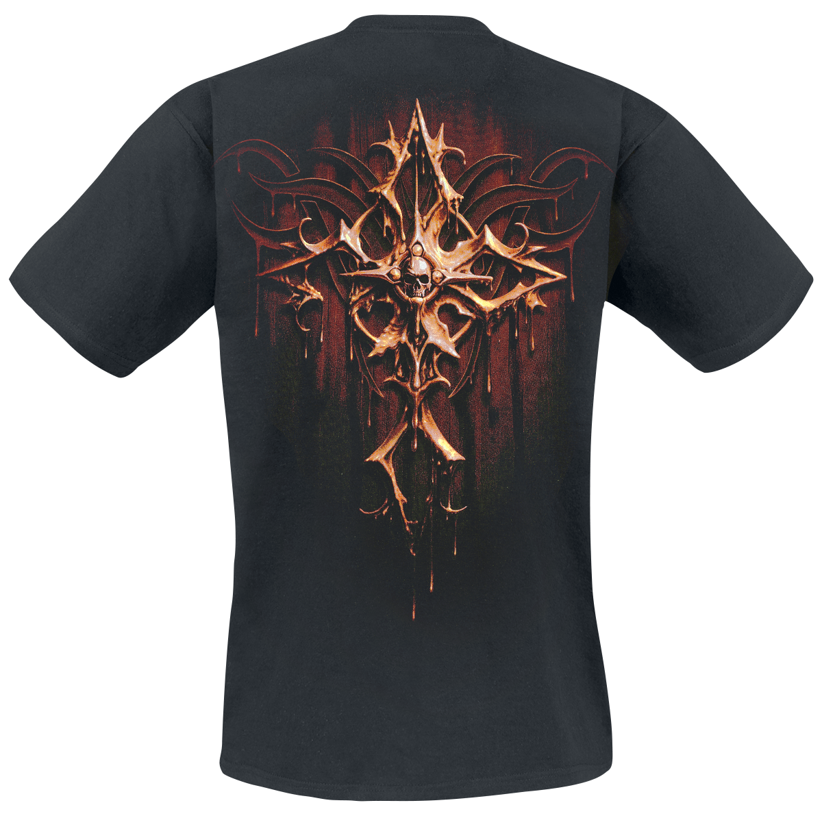 T-Shirt Manches courtes  de Spiral - Dripping Gold - S à L - pour Homme - noir - Spiral - View 2