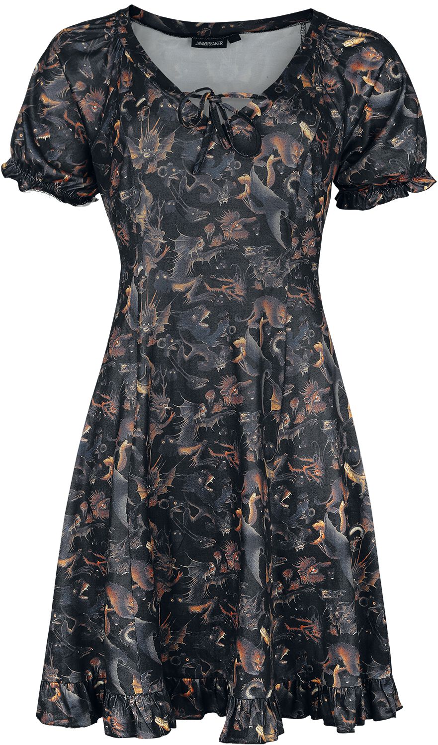 Robe courte Gothic de Jawbreaker - Robe Paradise Lost - XS à 4XL - pour Femme - multicolore - Jawbreaker