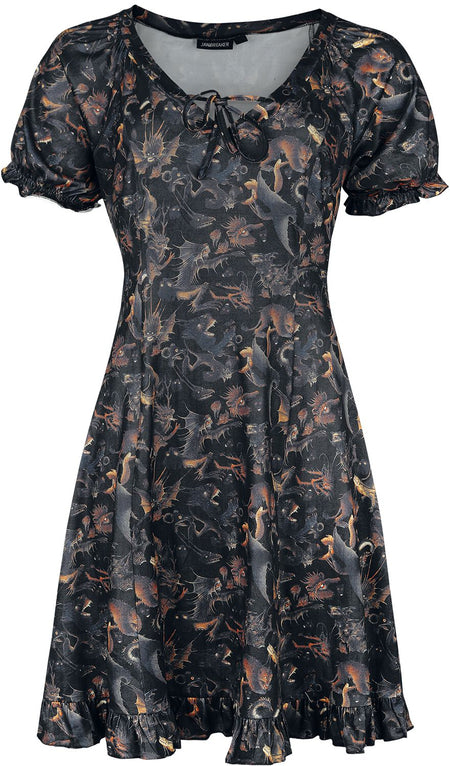 Robe courte Gothic de Jawbreaker - Robe Paradise Lost - XS à 4XL - pour Femme - multicolore - Jawbreaker