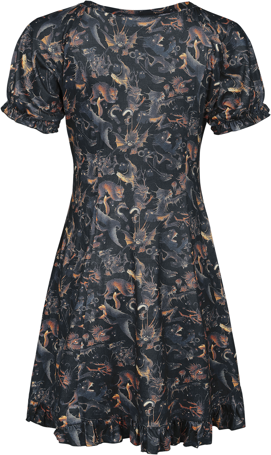 Robe courte Gothic de Jawbreaker - Robe Paradise Lost - L - pour Femme - multicolore - Jawbreaker - View 2