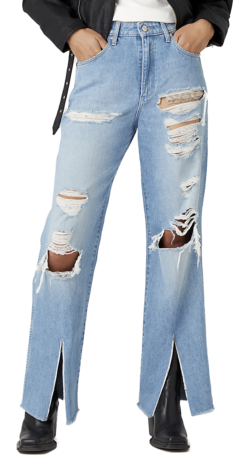 Jean  de Wrangler - Fender - Jean Décontracté - W25L32 - pour Femme - bleu - Wrangler - View 2