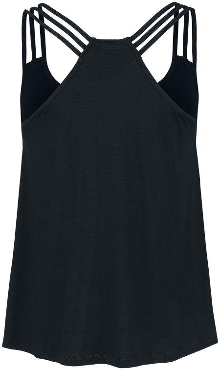 Top  de Outer Vision - Trini - S à XL - pour Femme - noir - Outer Vision - View 2