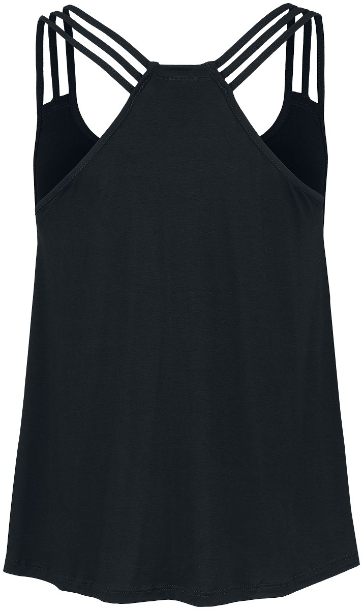 Top  de Outer Vision - Trini - S à XL - pour Femme - noir - Outer Vision - View 2