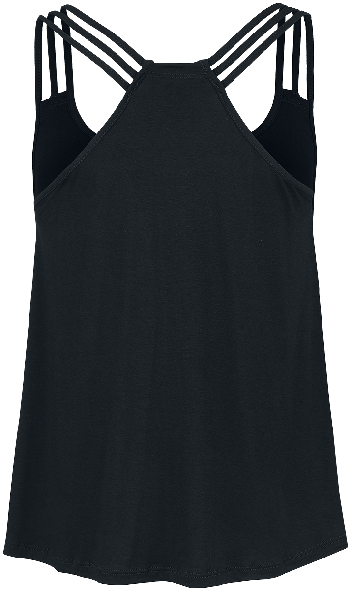 Top  de Outer Vision - Trini - S à XXL - pour Femme - noir - Outer Vision - View 2