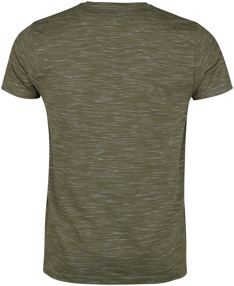 T-Shirt Manches courtes  de Indicode - Blaine - L - pour Homme - olive - Indicode - View 2