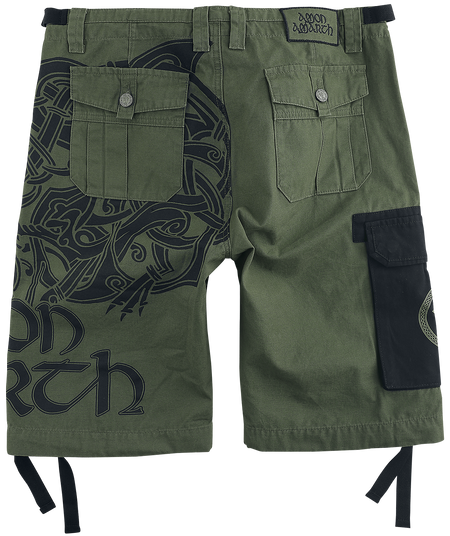 Short  de Amon Amarth - EMP Signature Collection - S à 3XL - pour Homme - olive/noir - Amon Amarth - View 2