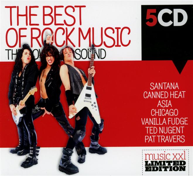The best of rock music - 5 CD - Front Cover