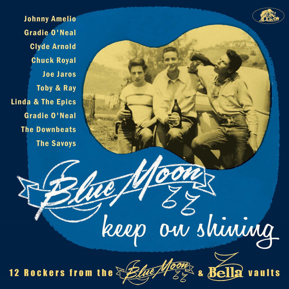 BLUE MOON KEEP ON SHINING/12 ROCKERS FROM THE BLUE MOON AND BELLA VAULTS - Front Cover