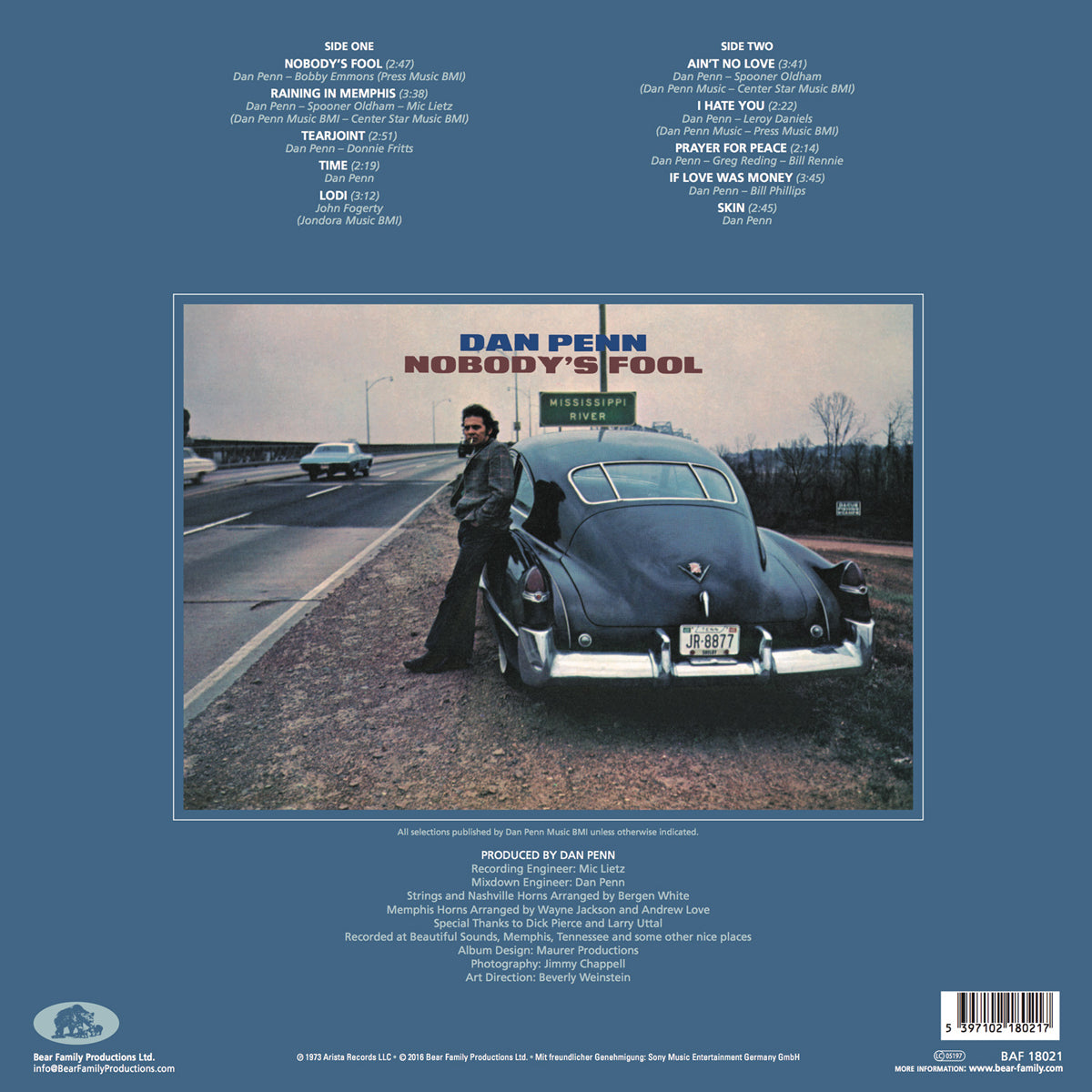 NOBODY'S FOOL-HQ/REISSUE- - Back Cover