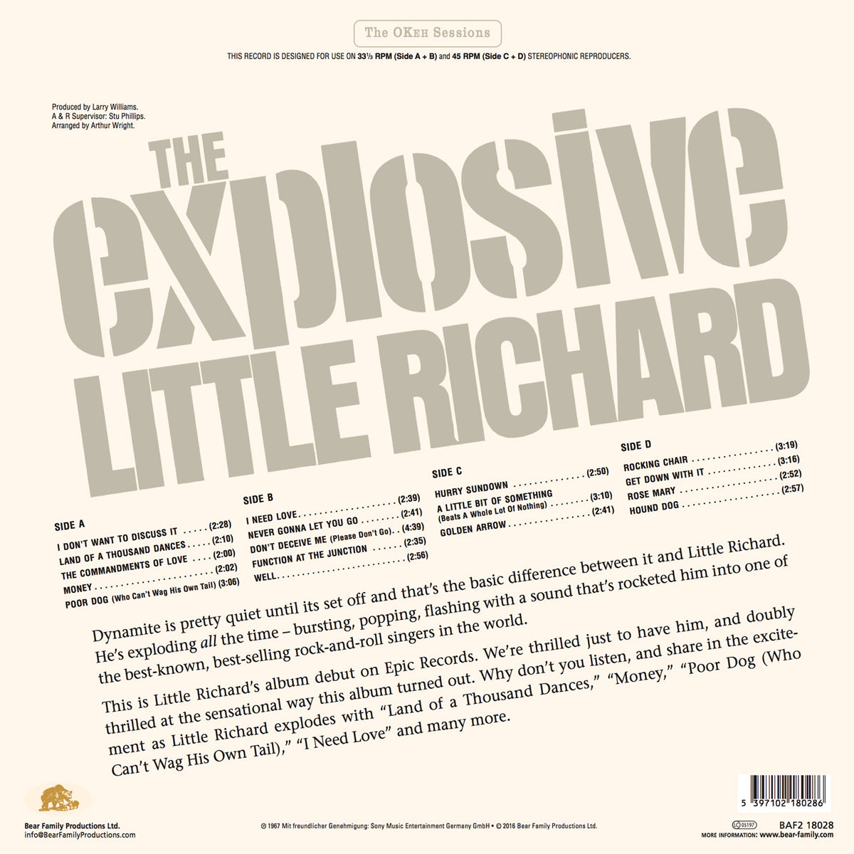EXPLOSIVE LITTLE.. -HQ- - Back Cover