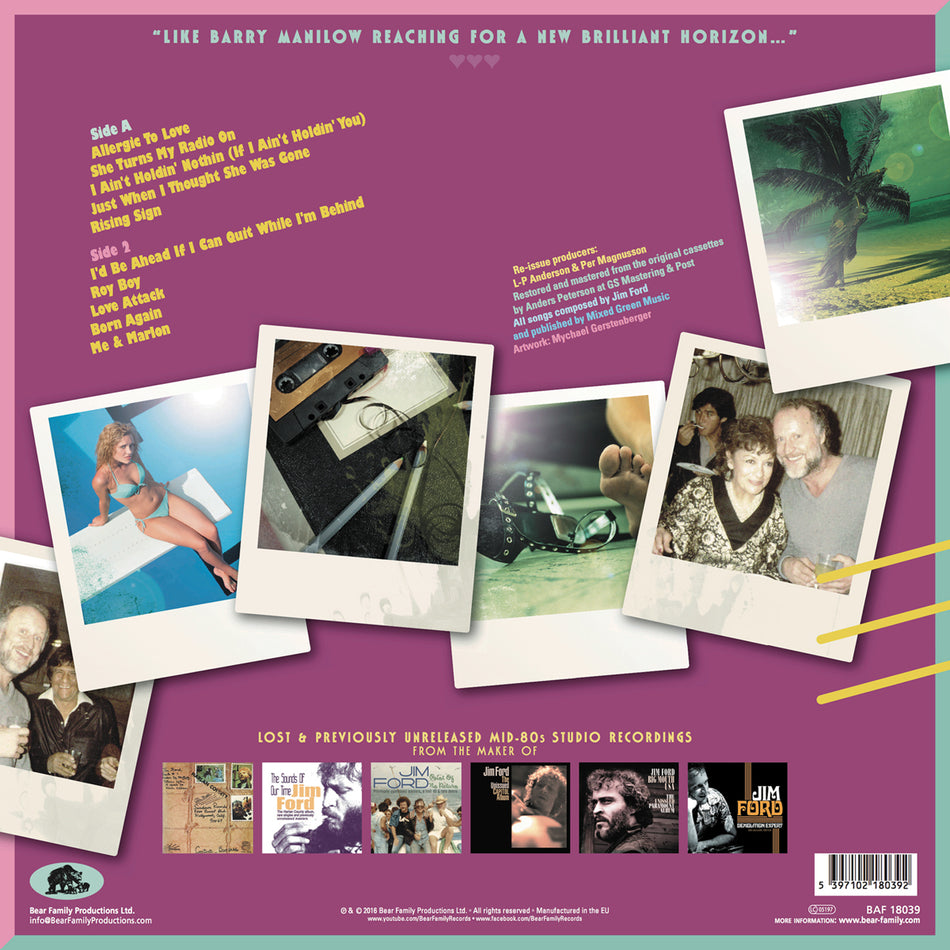 ALLERGIC TO LOVE -HQ- - Back Cover