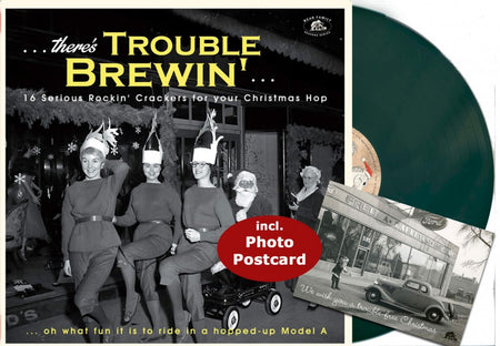 THERE S TROUBLE BREWIN/VINYLE VERT/INCLUS CARTE POSTALE - Front Cover