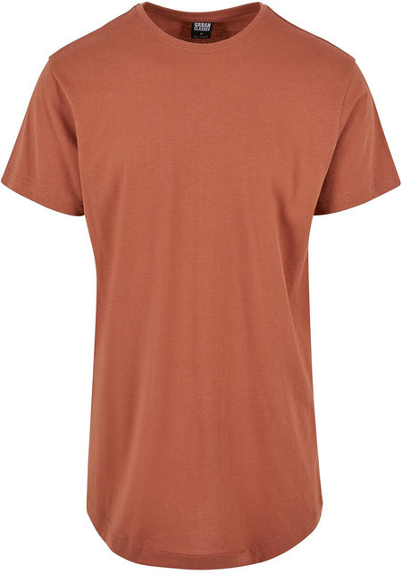 T-Shirt Manches courtes  de Urban Classics - T-shirt Long - M à 3XL - pour Homme - marron - Urban Classics