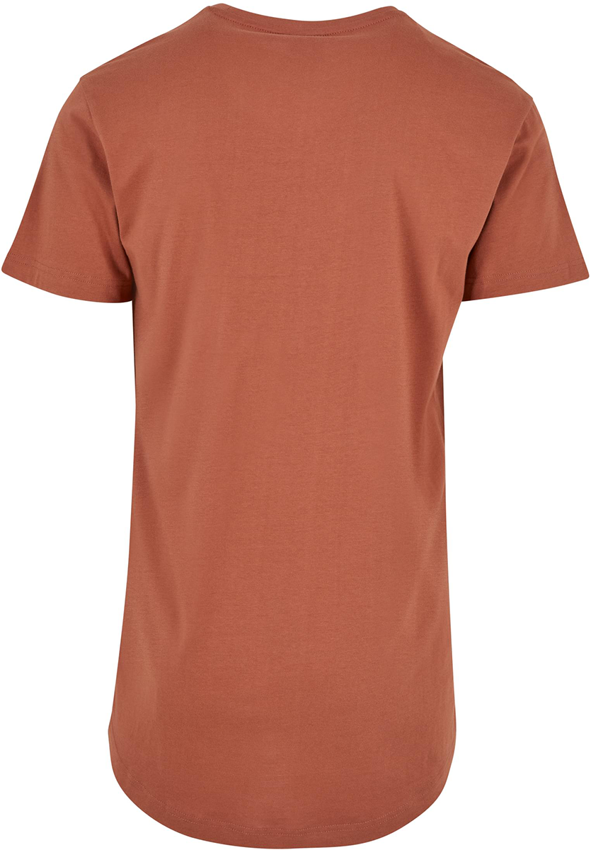 T-Shirt Manches courtes  de Urban Classics - T-shirt Long - M à 3XL - pour Homme - marron - Urban Classics - View 2