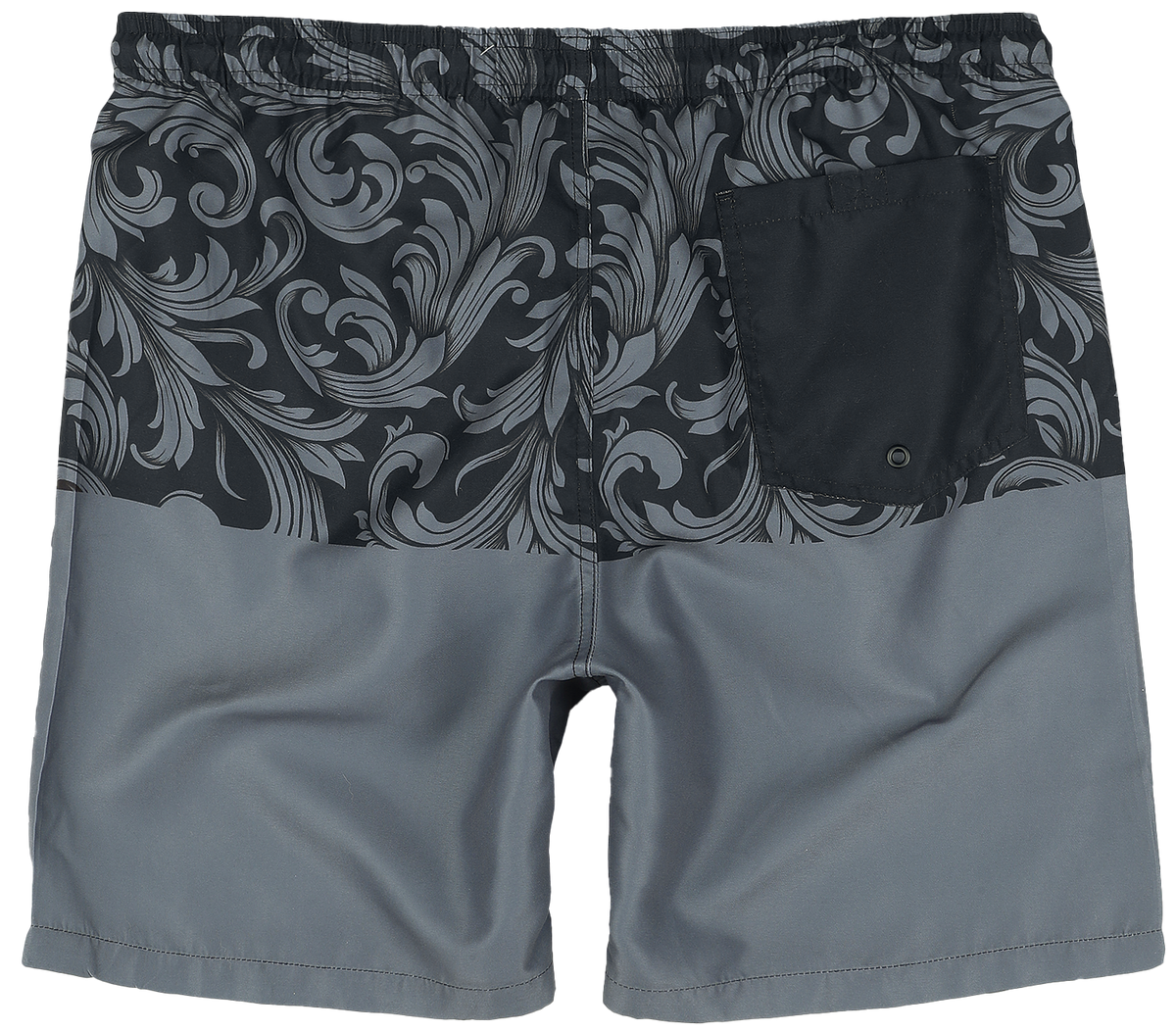 Short de bain  de Black Premium by EMP - Ornament Print Swim Shorts - S à XXL - pour Homme - noir - Black Premium by EMP - View 2