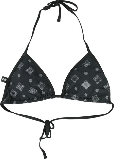 Haut de bikini  de Black Premium by EMP - Bikini Top With Celtic Prints - M à XXL - pour Femme - noir - Black Premium by EMP