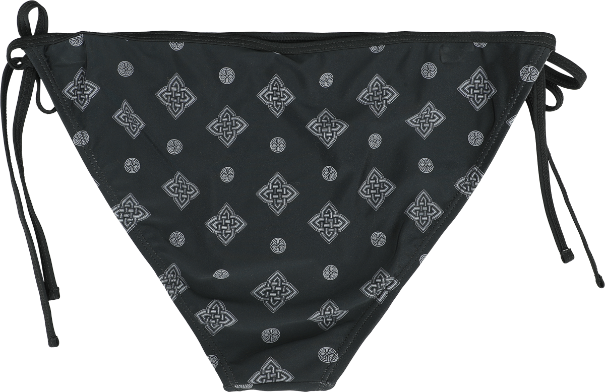 Bas de bikini  de Black Premium by EMP - Bas de Bikini avec Imprimé Celtique - S à XXL - pour Femme - noir - Black Premium by EMP - View 2