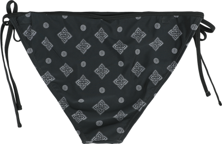 Bas de bikini  de Black Premium by EMP - Bas de Bikini avec Imprimé Celtique - S à XXL - pour Femme - noir - Black Premium by EMP - View 2