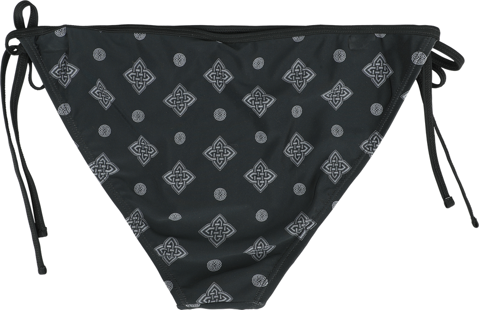 Bas de bikini  de Black Premium by EMP - Bas de Bikini avec Imprimé Celtique - S à XXL - pour Femme - noir - Black Premium by EMP - View 2