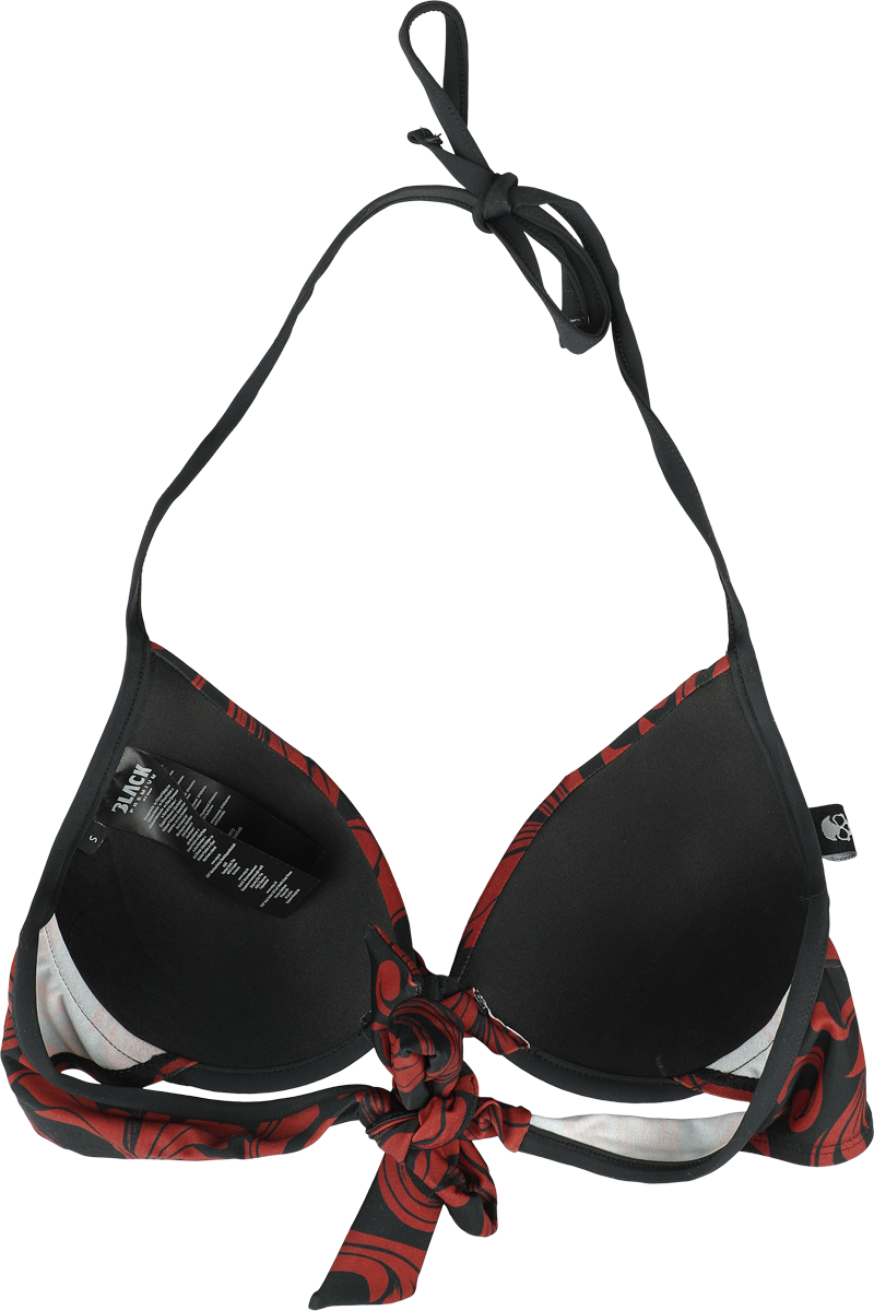 Haut de bikini  de Black Premium by EMP - Bikini Top With Ornaments - M à XXL - pour Femme - noir - Black Premium by EMP - View 2