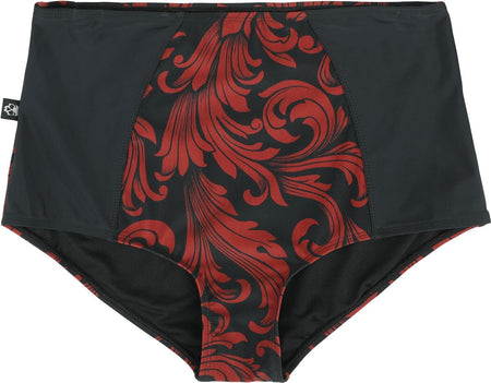 Bas de bikini  de Black Premium by EMP - Bas de Bikini Taille Haute Décoré - S à M - pour Femme - noir - Black Premium by EMP